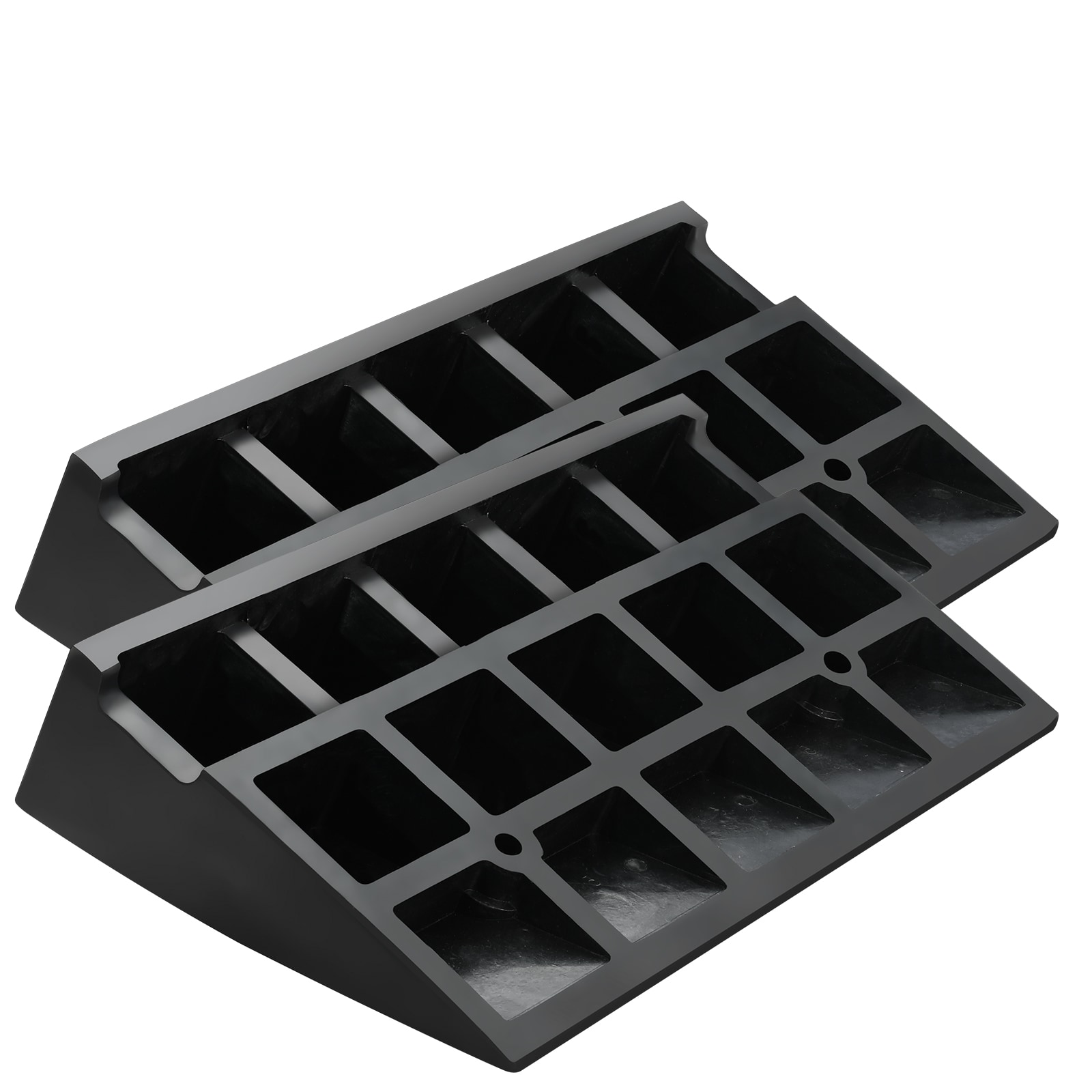 Heavy-duty Rubber Curb Ramps For Driveways And Thresholds 2 Pack_voghion.com